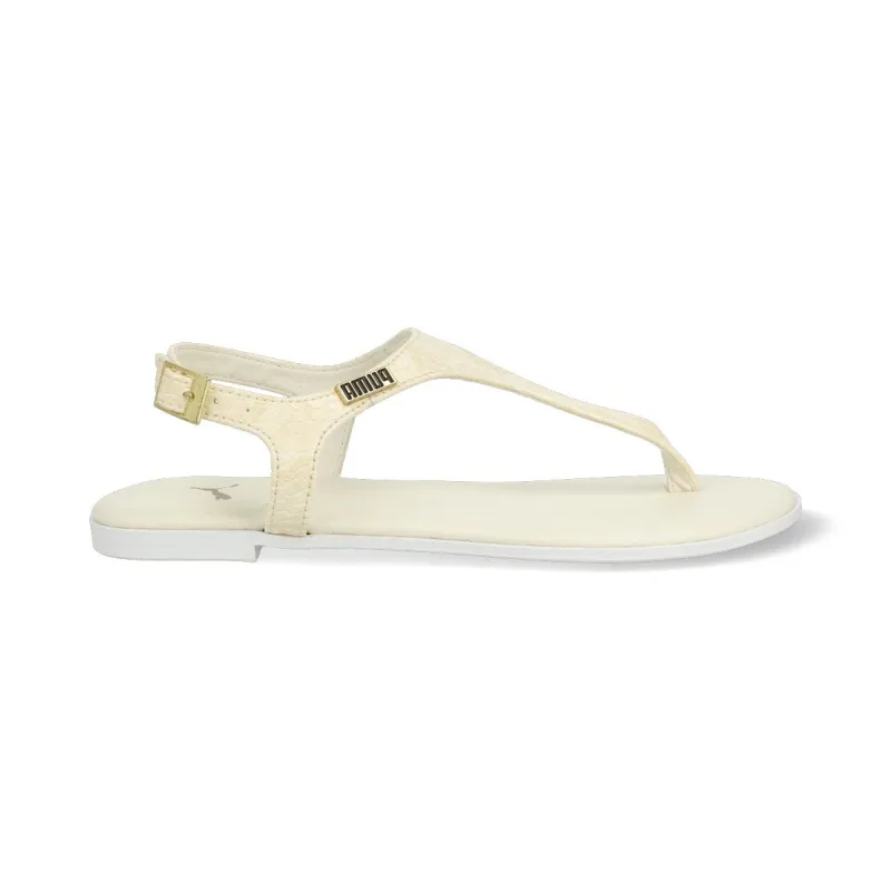 Ladies Stylecat Sleek Snake Slide - Cream sold by Edgars 