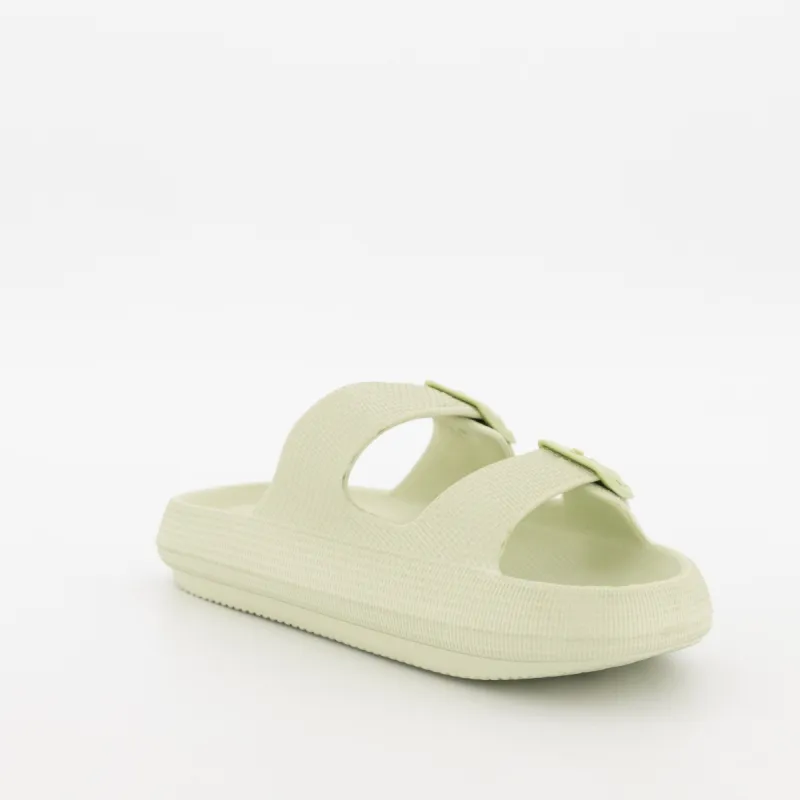 Ladies Bubble Sandal - Sage sold by Edgars 