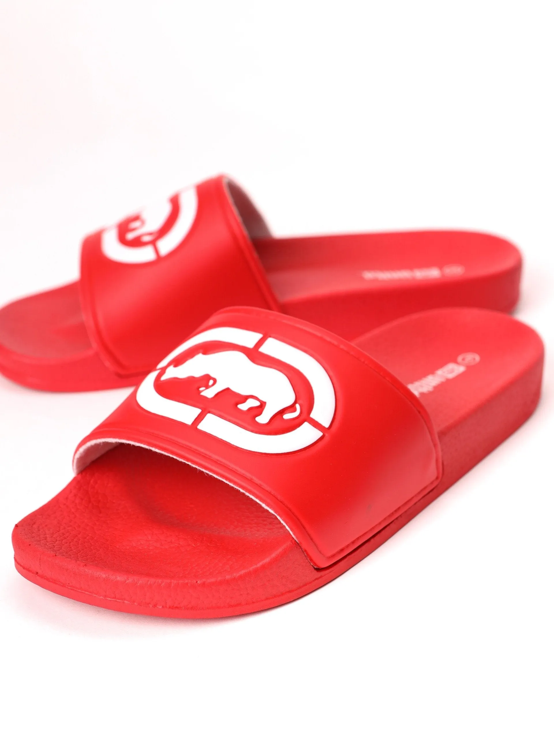 Men's Pool Slide Sandal - Red sold by Edgars