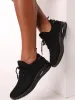 Ladies Fly Knit With Air Bubble Sneaker - Black sold by Edgars
