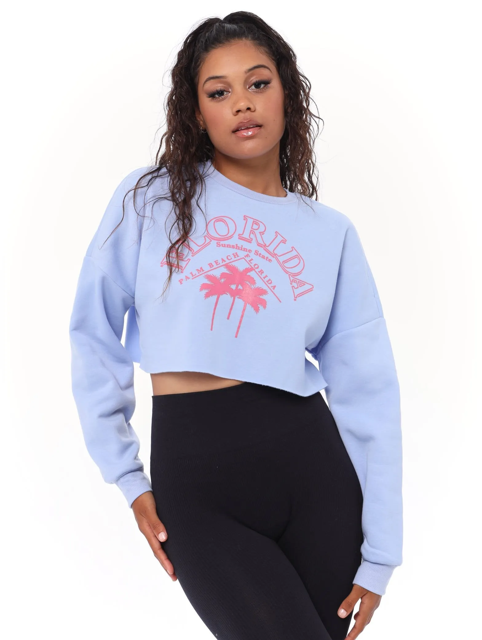 Ladies Arm Cover Printed Active Top - Light Blue sold by Edgars