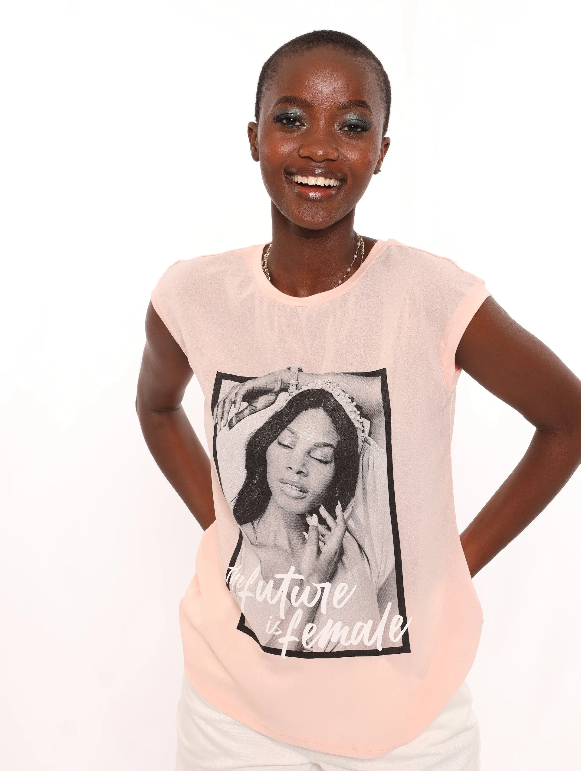 Ladies Combo Future Girl Top - Blush sold by Edgars