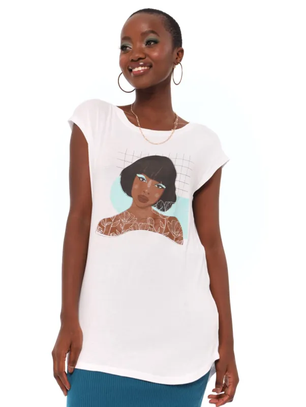 Ladies Icon Lady Top - White sold by Edgars 