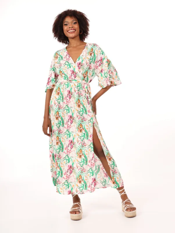 Ladies Belted Maxi Dress sold by Edgars 