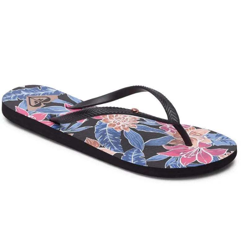 Ladies Bermuda Print Flip Flop - Black sold by Edgars 