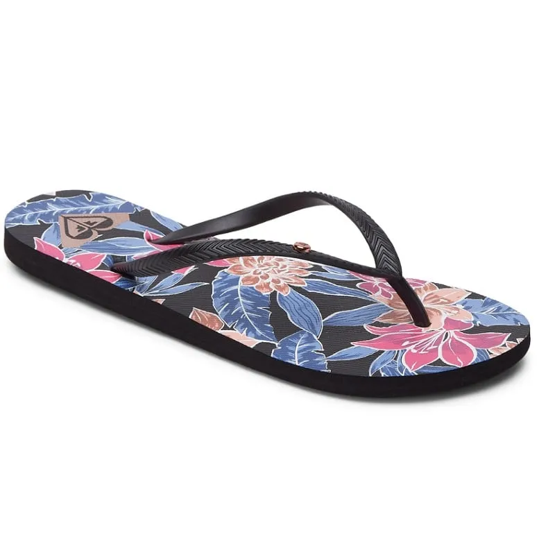 Ladies Bermuda Print Flip Flop - Black sold by Edgars
