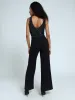 Jumpsuit With Wrap Bodice - Black sold by Edgars 