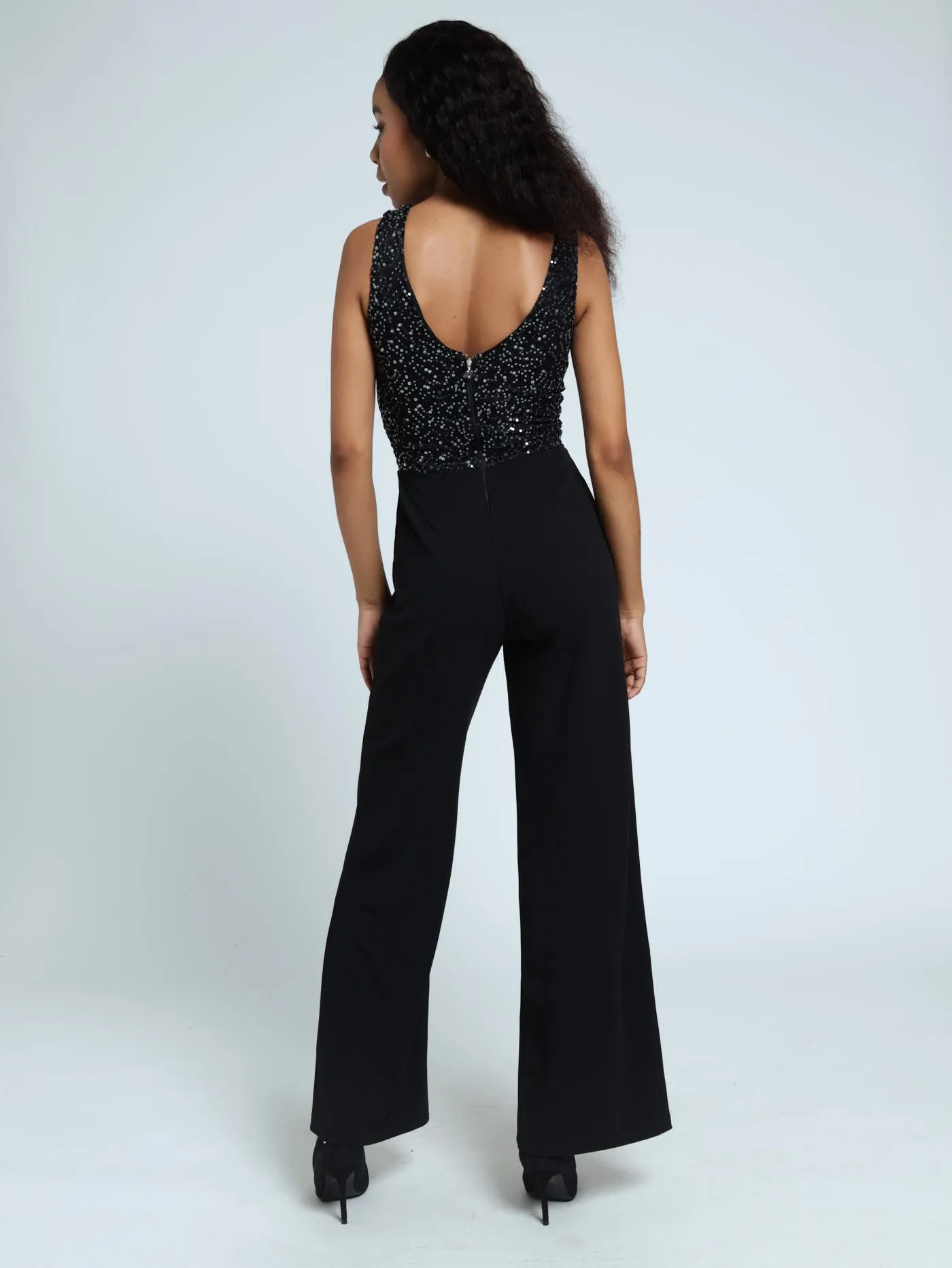 Jumpsuit With Wrap Bodice - Black sold by Edgars product image thumbnail 2