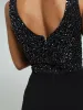 Jumpsuit With Wrap Bodice - Black sold by Edgars 