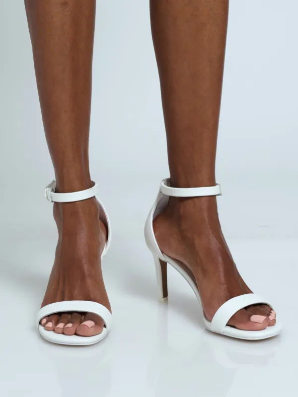 Mirellaa Stiletto Heeled Sandal - White sold by Edgars