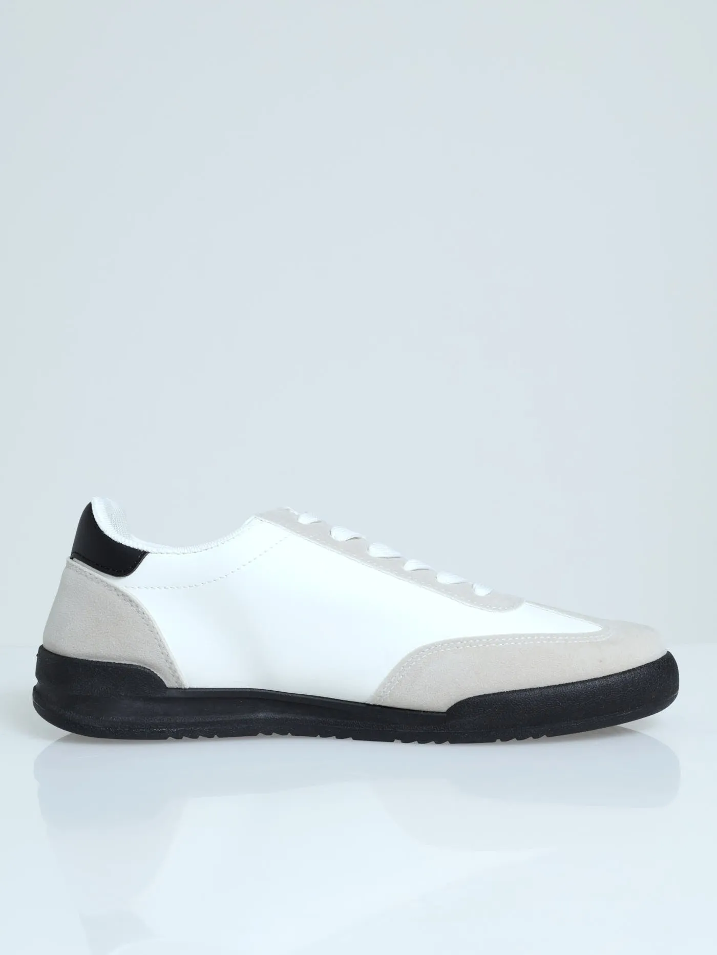 Suede Combo Sneaker - White/Grey sold by Edgars product image thumbnail 3