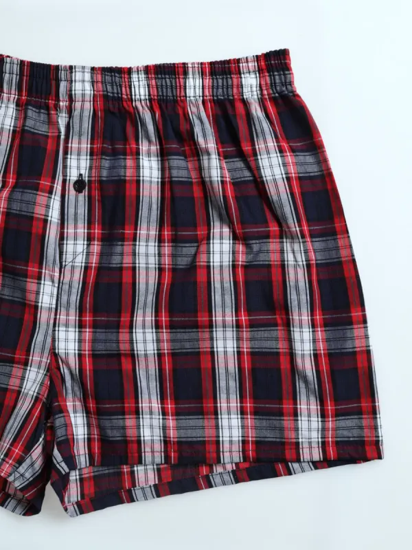 Single Fashion Woven Boxer - Red sold by Edgars