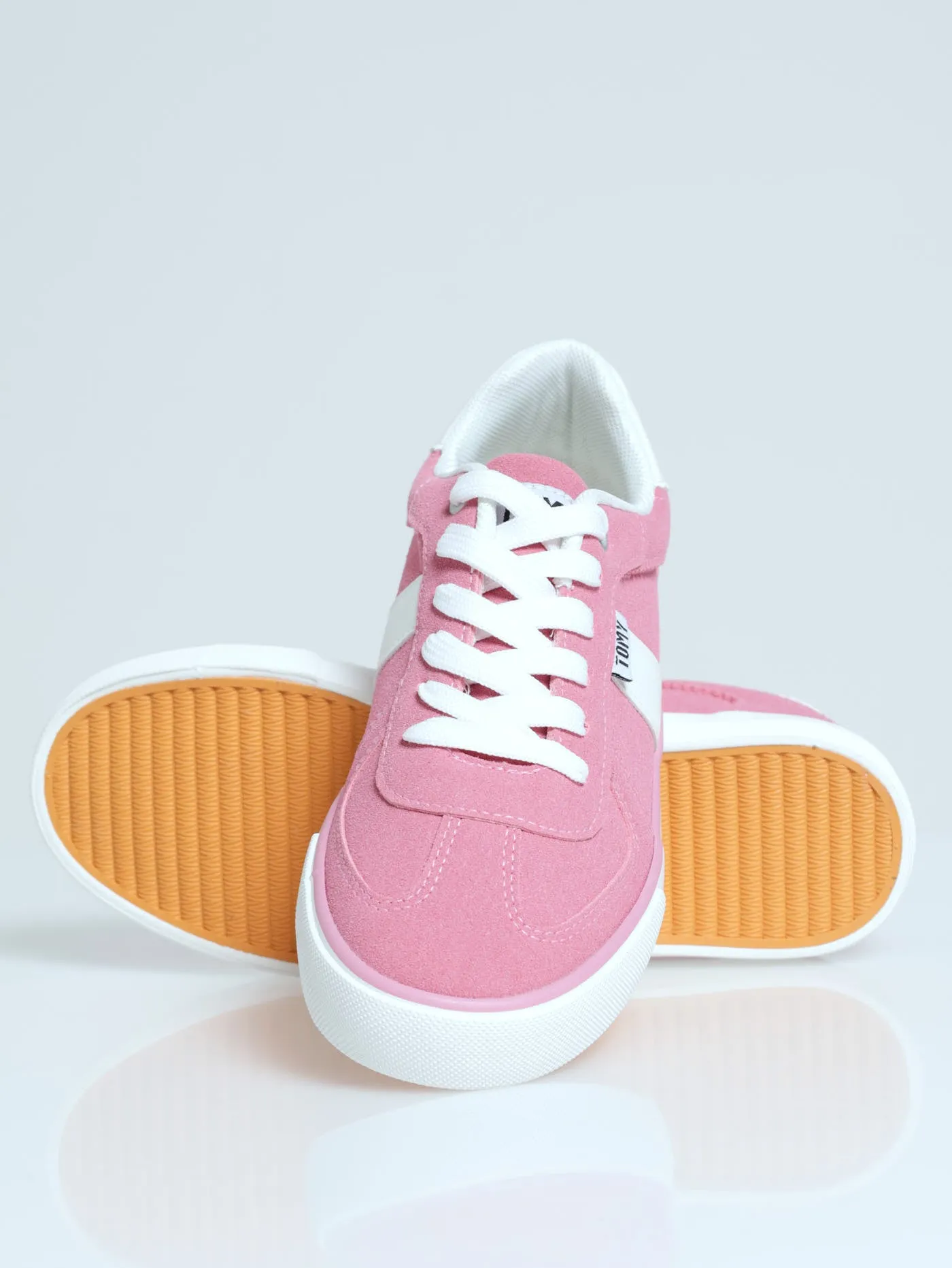 Jolene Lace Up Sneaker - Pink sold by Edgars