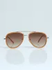 Milky Taupe Aviator Sunglasses - Gold sold by Edgars