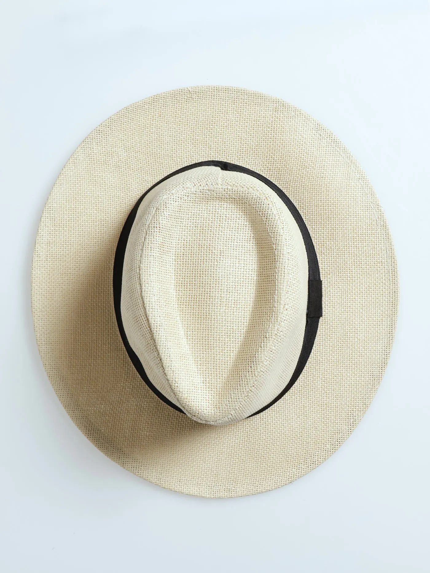 Ribbon Panama Hat - Natural/ Black sold by Edgars product image thumbnail 3