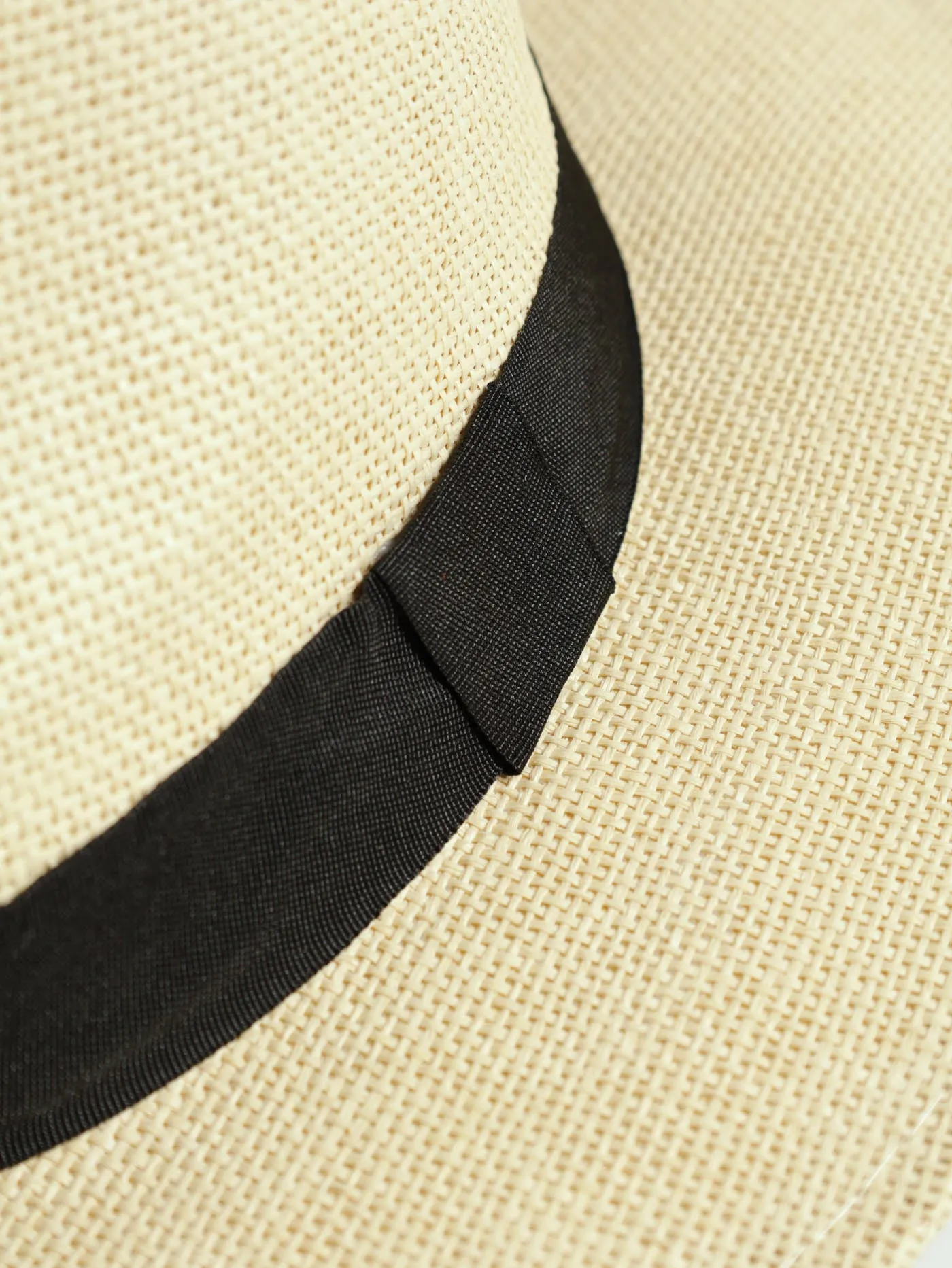 Ribbon Panama Hat - Natural/ Black sold by Edgars product image thumbnail 4