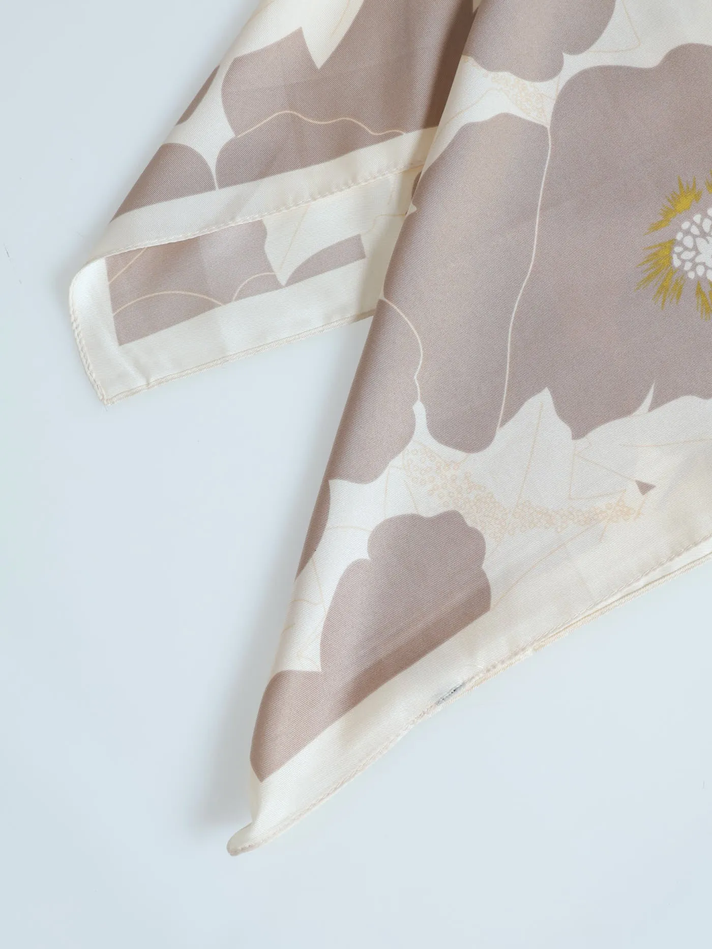Floral Satin Feel Scarf - Stone sold by Edgars product image thumbnail 2