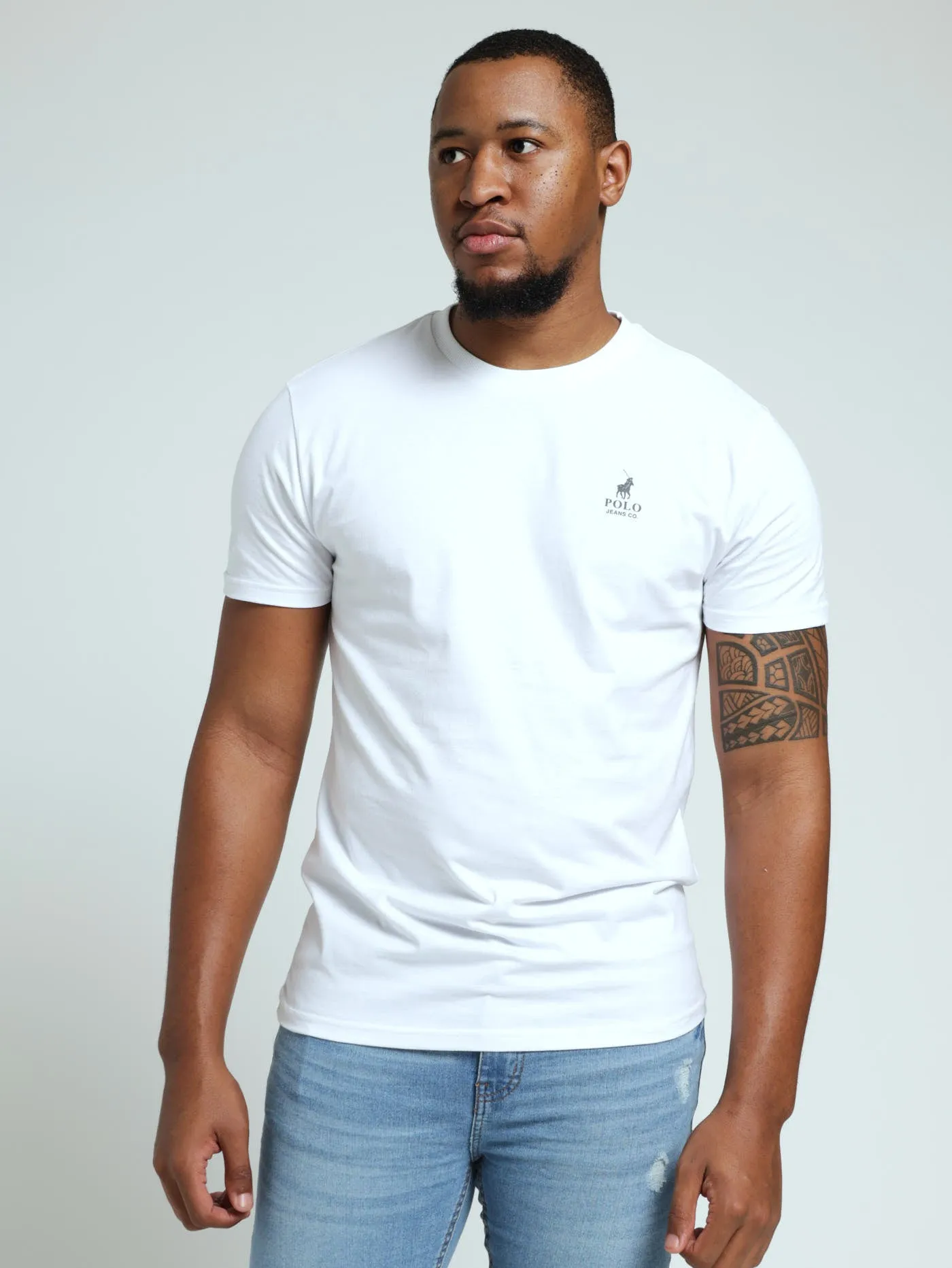 Logo Tee - White sold by Edgars