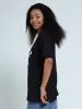 Over Sized Printed Tee - Black sold by Edgars