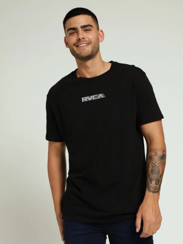 Big Rvca Speed Tee - Black sold by Edgars 