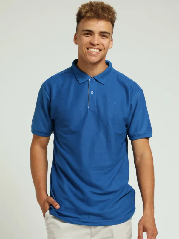 Pique Tip Golfer - Blue sold by Edgars 