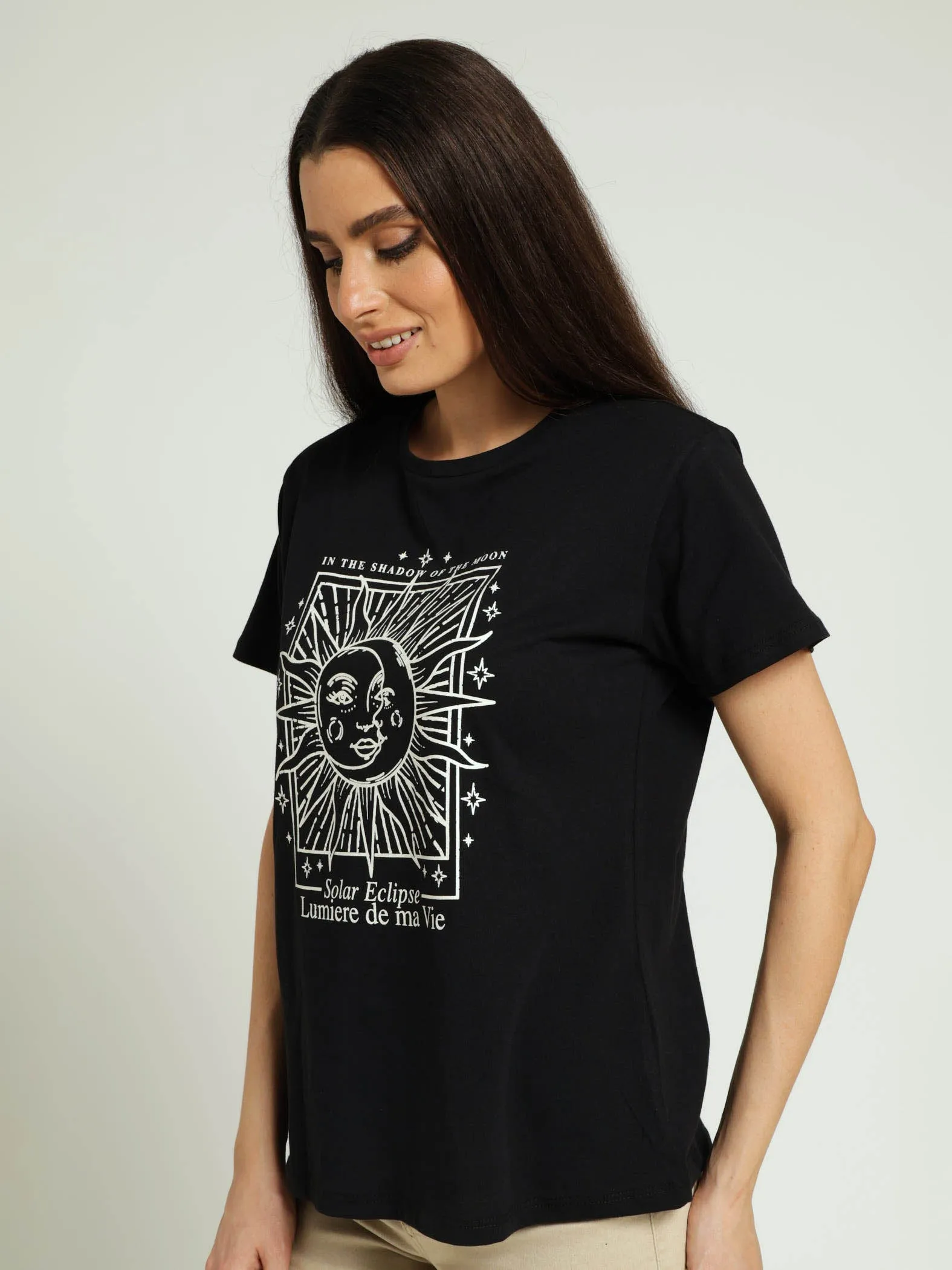 Sun & Moon Framed Regular Tee - Black sold by Edgars product image thumbnail 3
