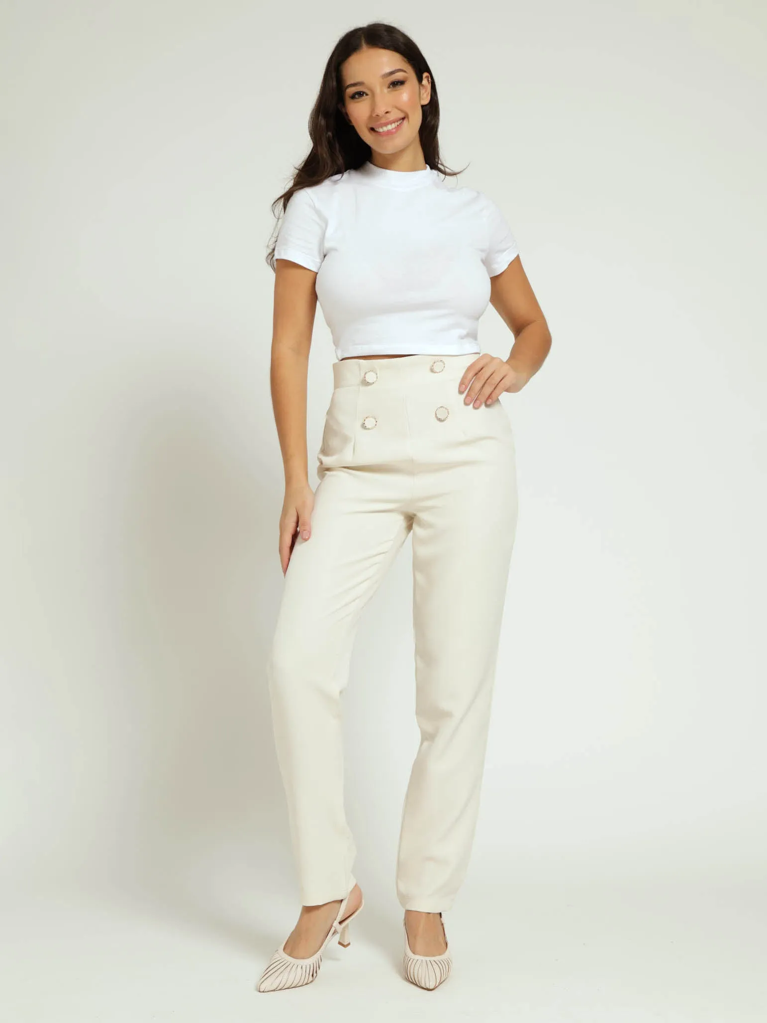 High Neck Tee - White sold by Edgars product image thumbnail 5