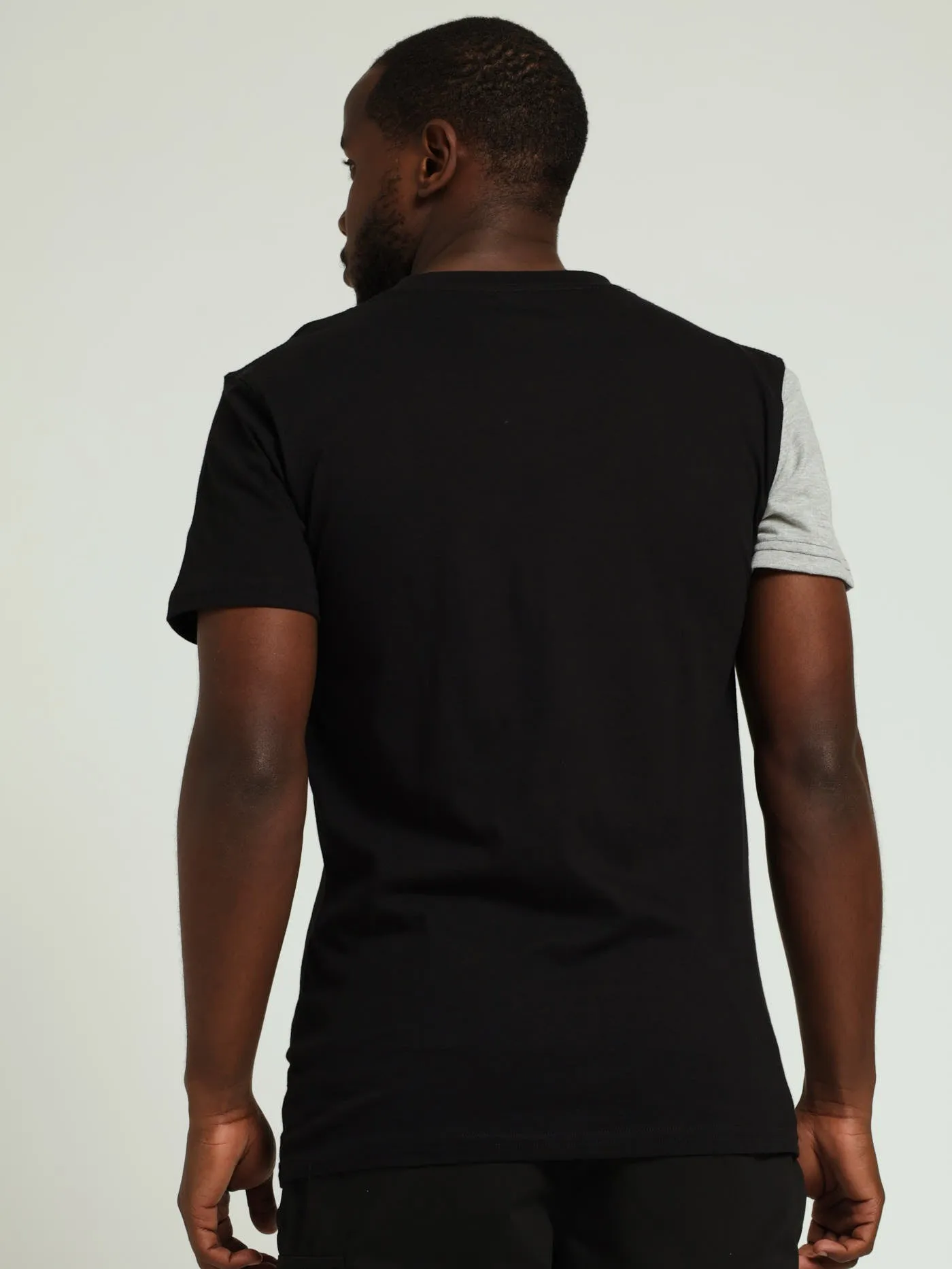 Split Print Tee - Black/Grey sold by Edgars product image thumbnail 3