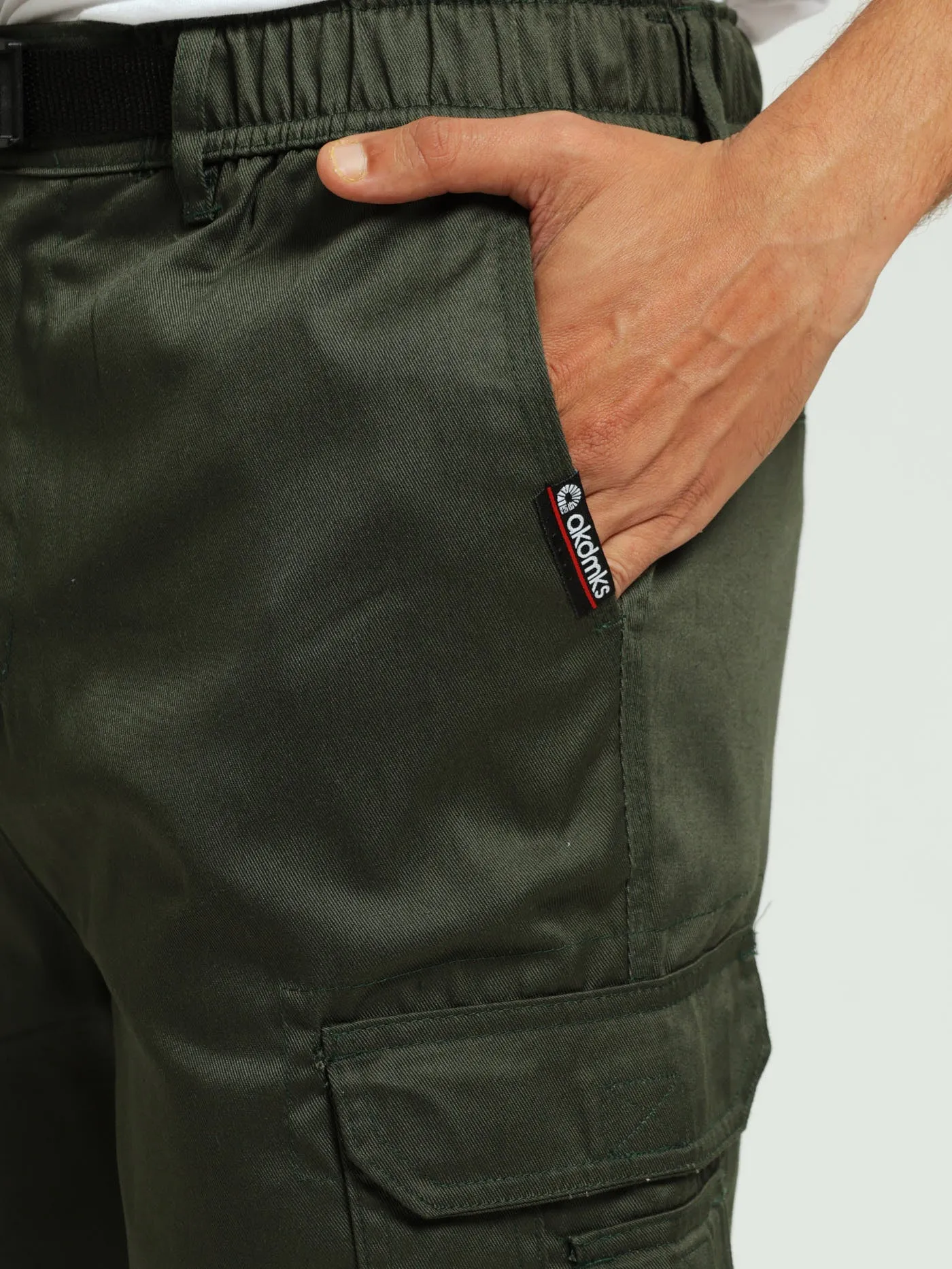 Twill Belted Cargo Shorts - Olive sold by Edgars product image thumbnail 4