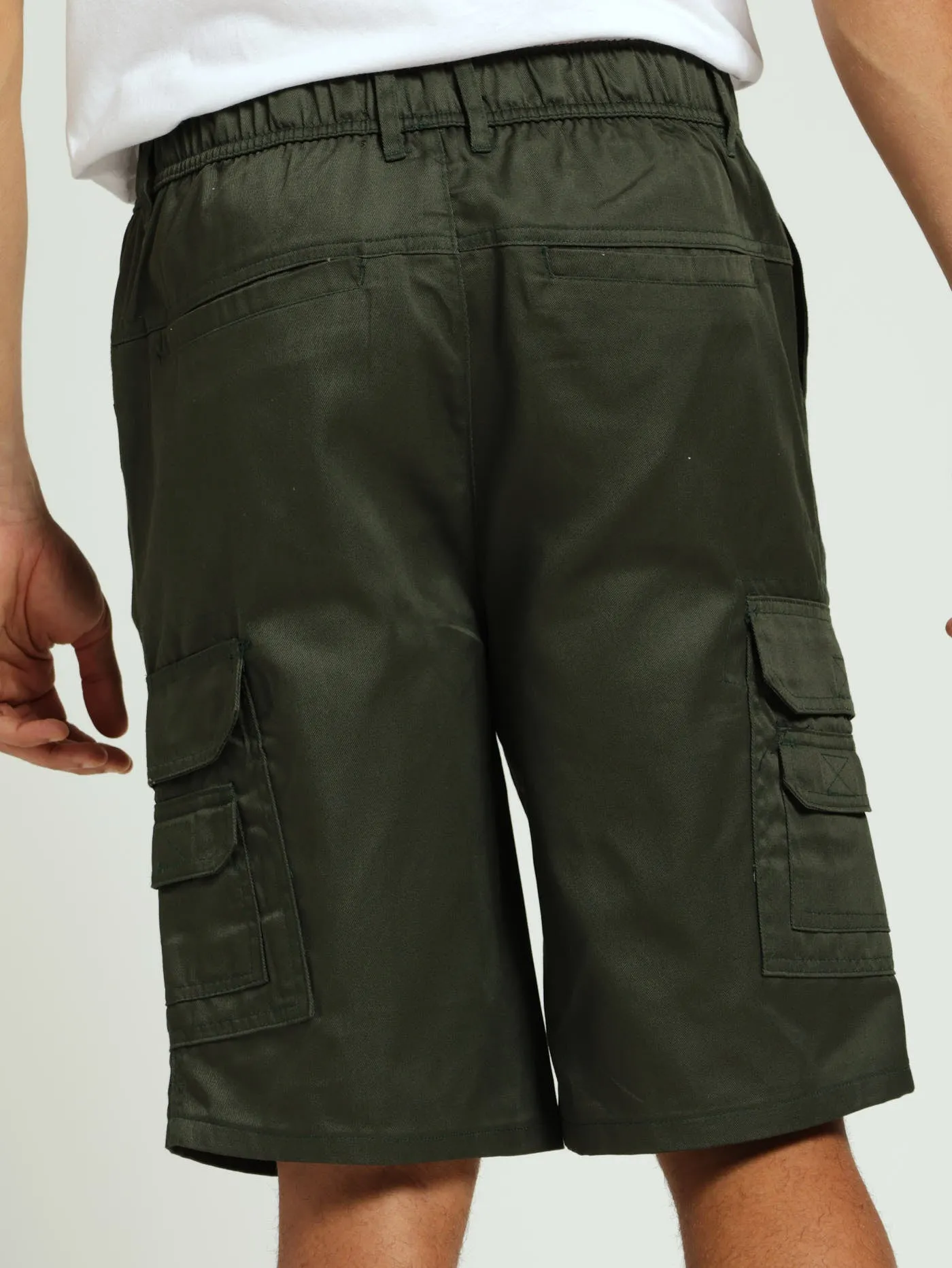 Twill Belted Cargo Shorts - Olive sold by Edgars product image thumbnail 3