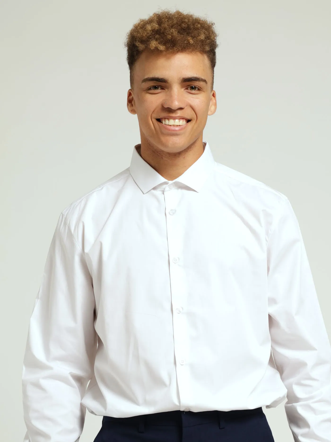 Easy Care Long Sleeve Shirt - White sold by Edgars