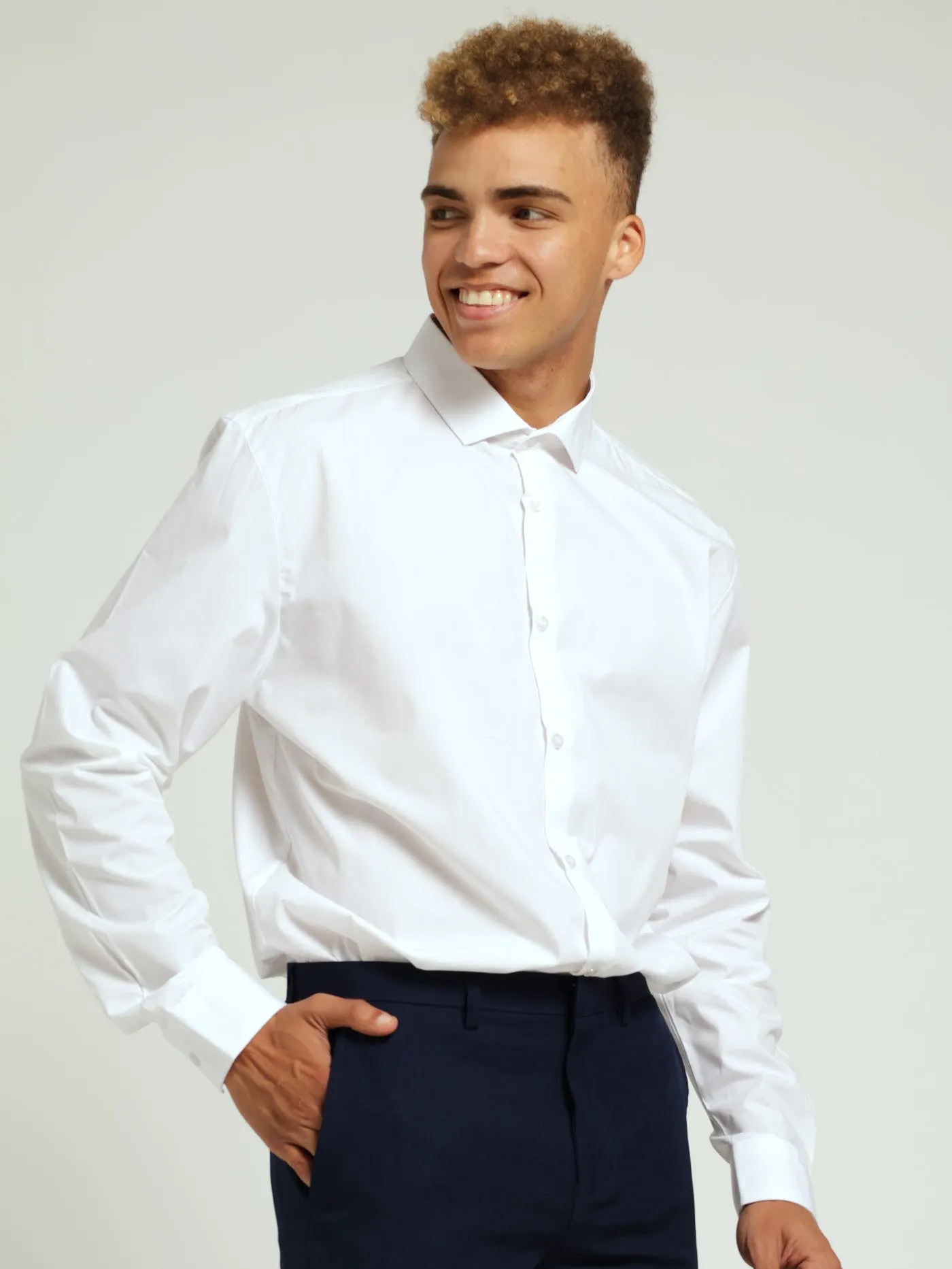 Easy Care Long Sleeve Shirt - White sold by Edgars product image thumbnail 3