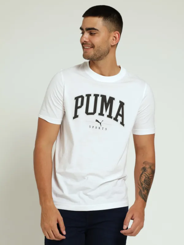 Squad Big Graphic Tee - White sold by Edgars 