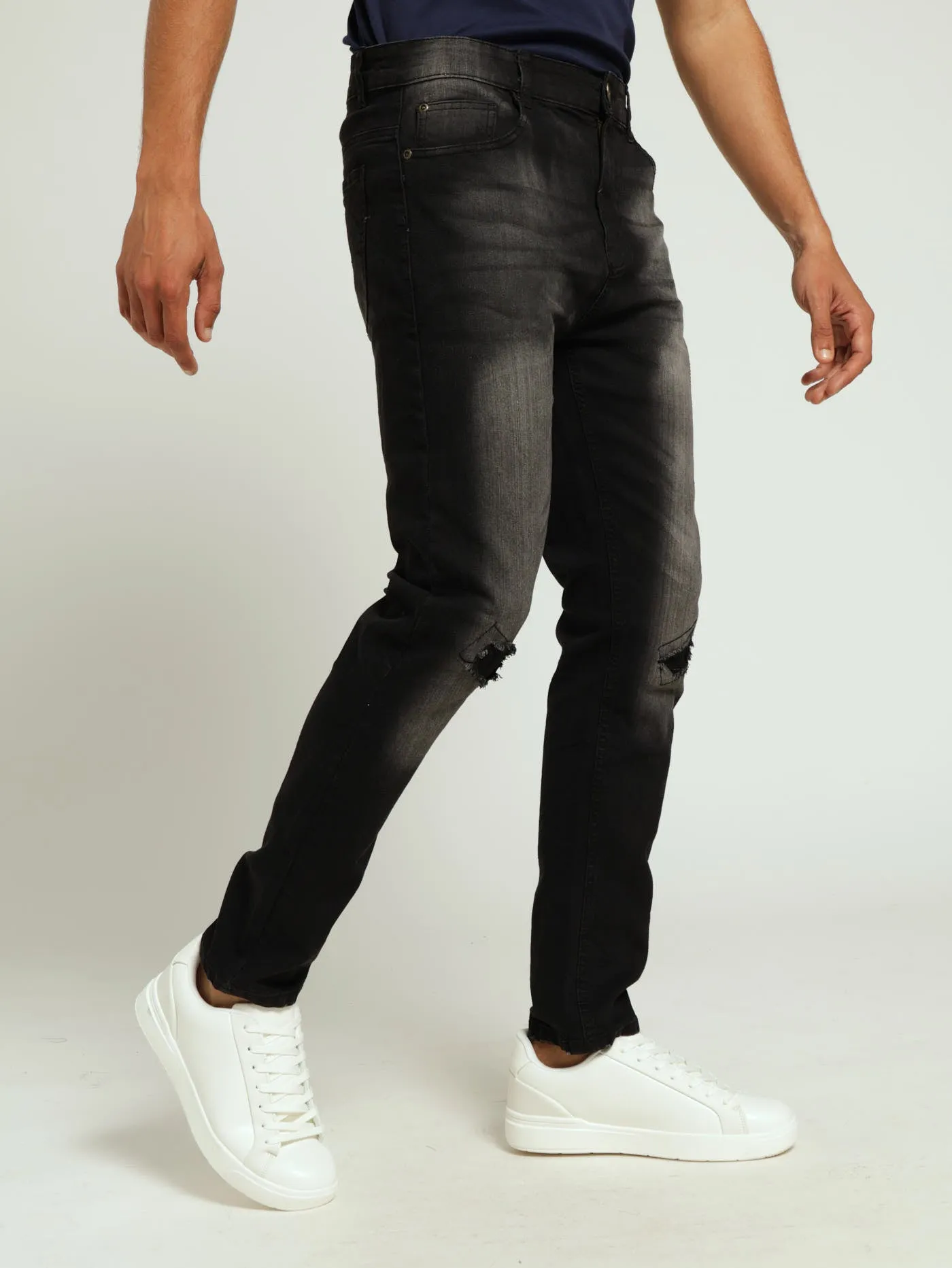 Rip And Repair Super Skinny Jean - Black sold by Edgars product image thumbnail 4
