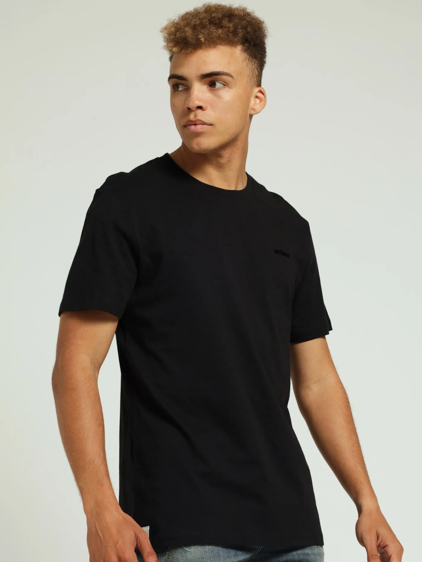 SLIM CORE TEE - BLACK sold by Edgars