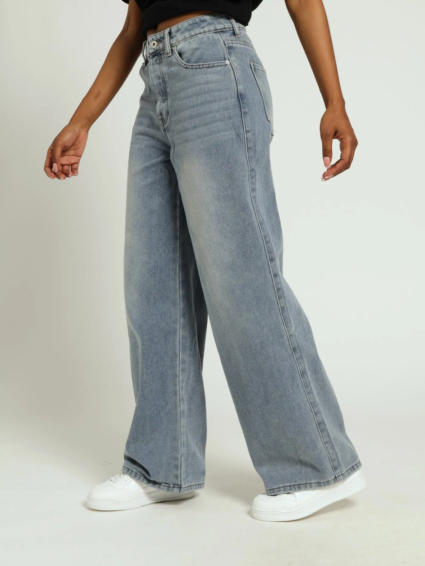 Regular Rise Baggy Jean - Light Wash/Peach sold by Edgars product image thumbnail 4