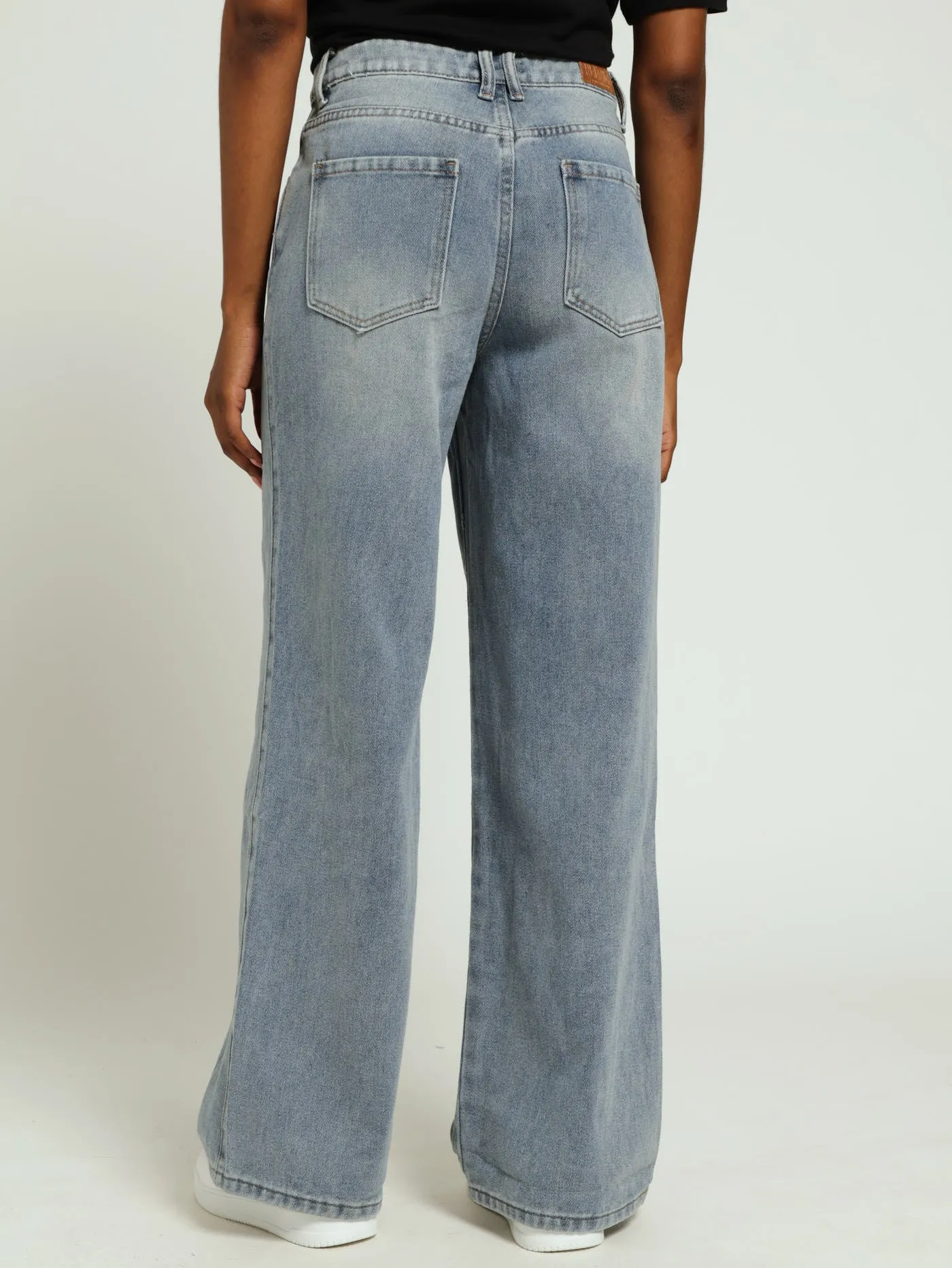 Regular Rise Baggy Jean - Light Wash/Peach sold by Edgars product image thumbnail 2