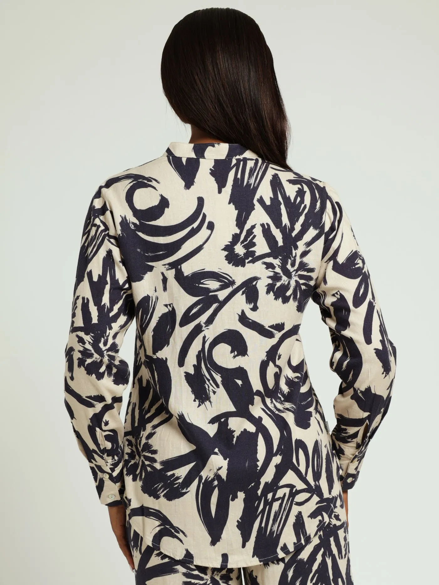 Long Sleeve Mandarin Collar Shirt sold by Edgars product image thumbnail 4