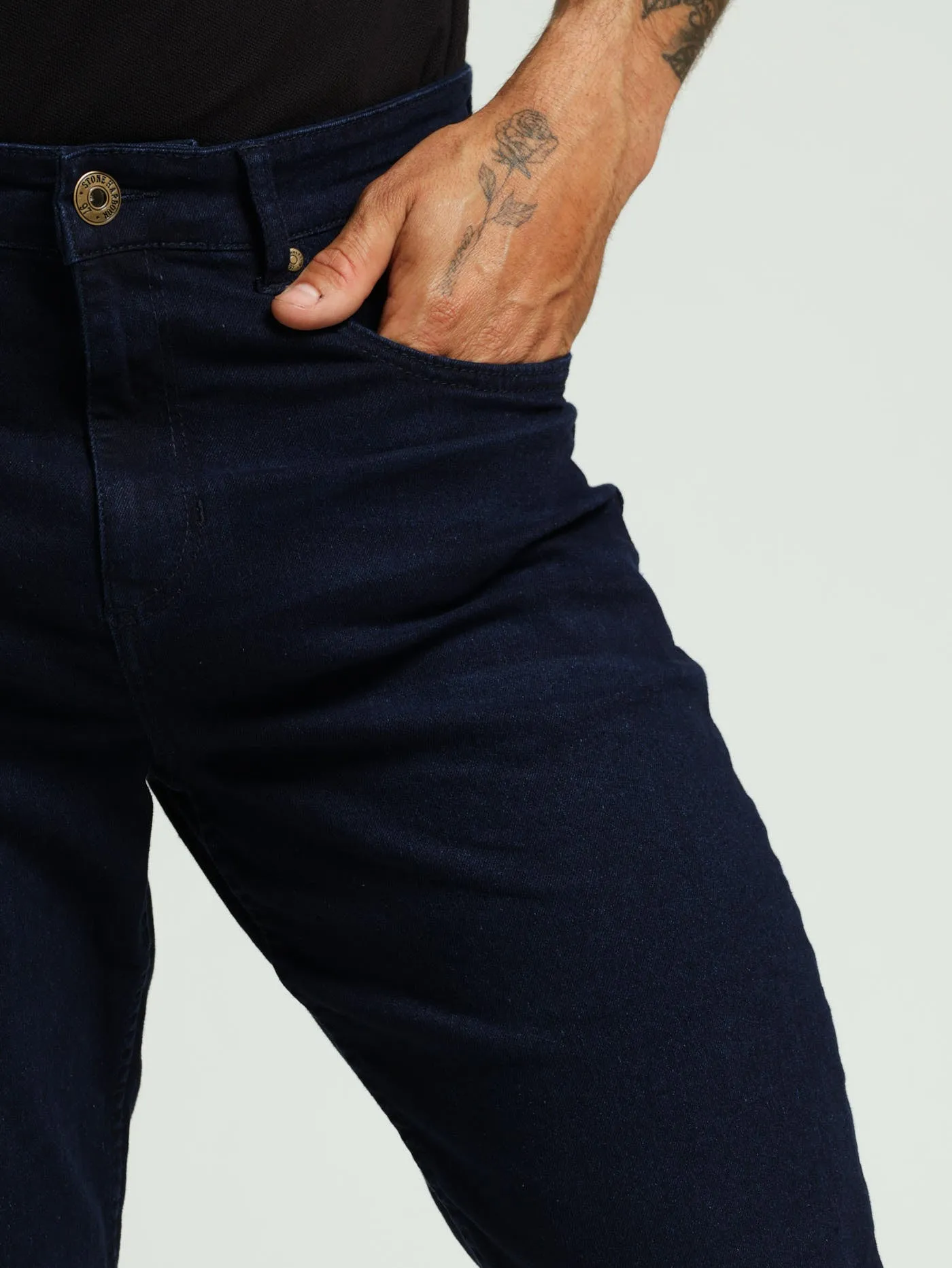 Straight Fit Jeans - Blue/Black sold by Edgars product image thumbnail 5