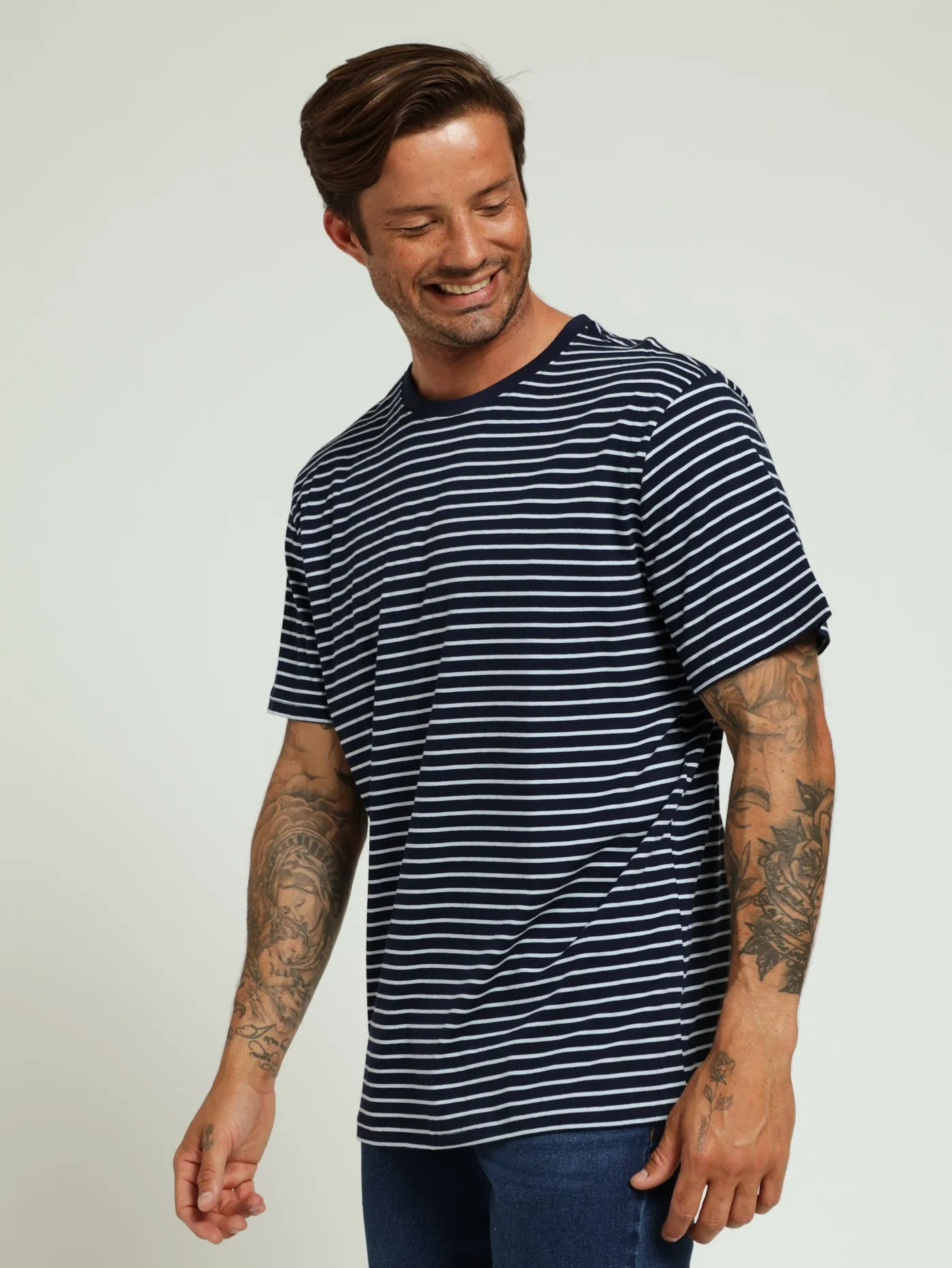 Stripe Tee - Navy sold by Edgars product image thumbnail 3
