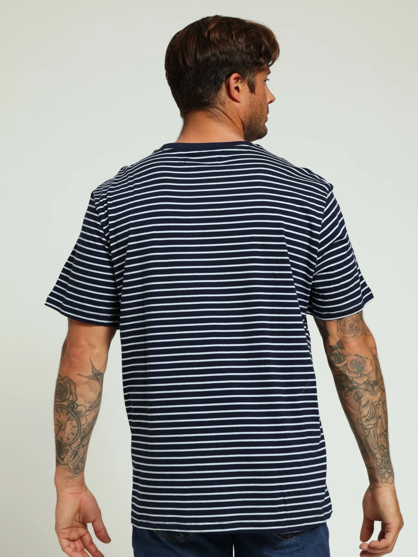 Stripe Tee - Navy sold by Edgars product image thumbnail 2