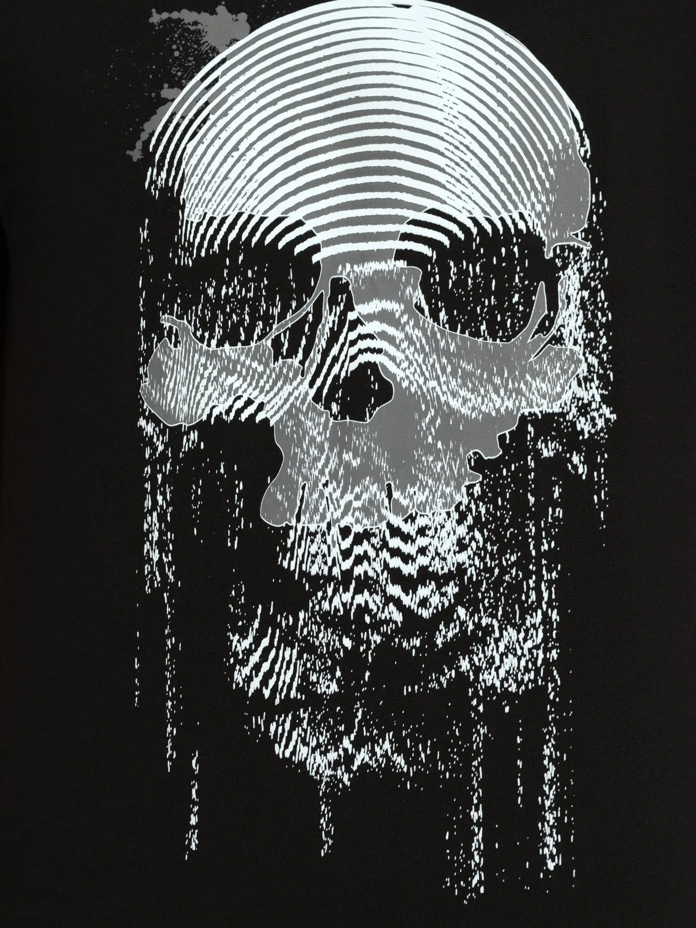 Iced Skull Print Tee - Black sold by Edgars product image thumbnail 4