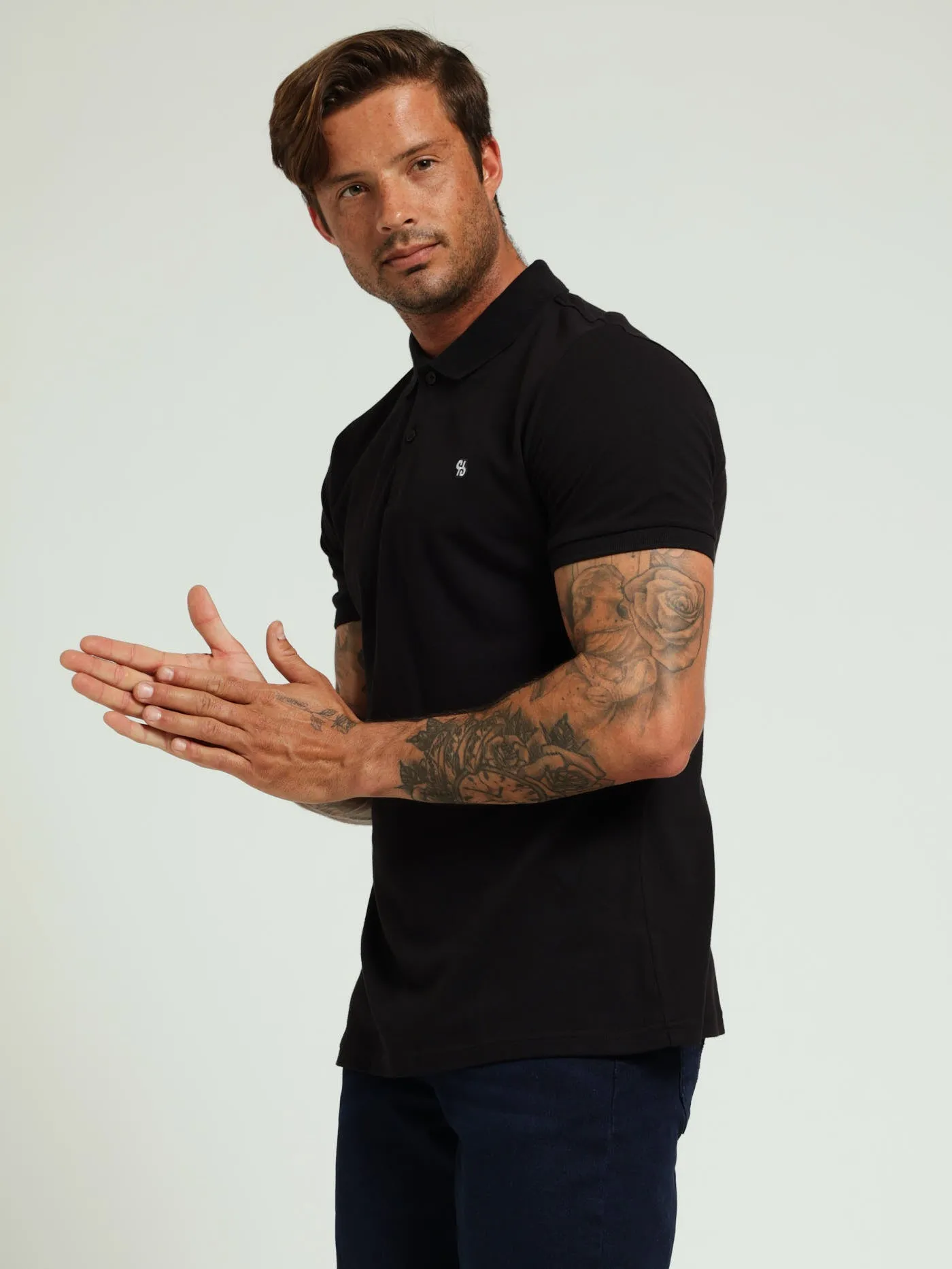 Basic Slim Fit Golfer - Black sold by Edgars product image thumbnail 3