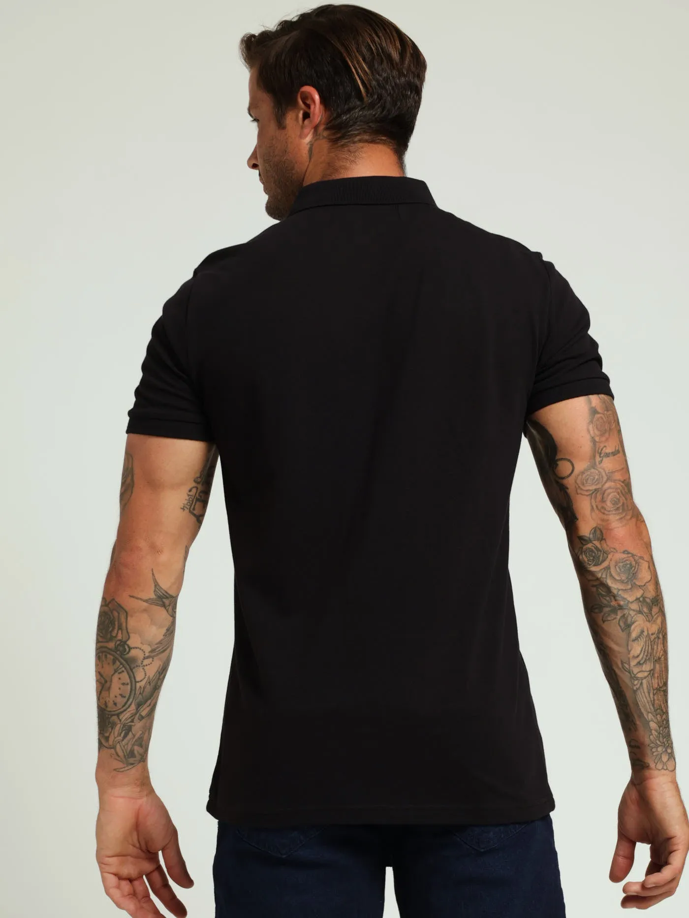 Basic Slim Fit Golfer - Black sold by Edgars product image thumbnail 4