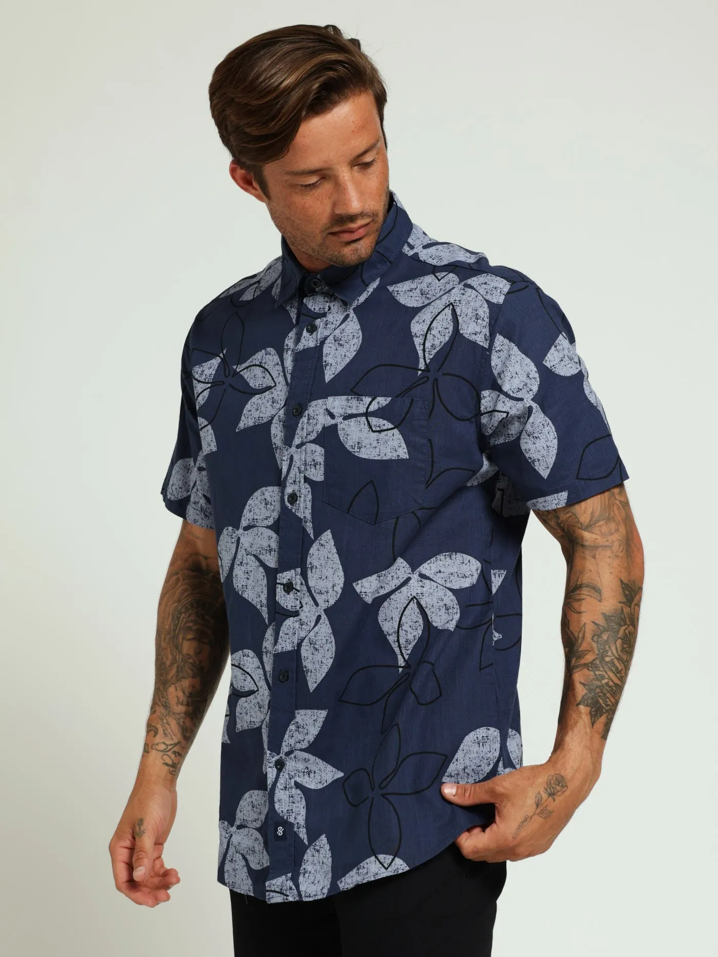 Floral Print Shirt - Blue sold by Edgars product image thumbnail 2
