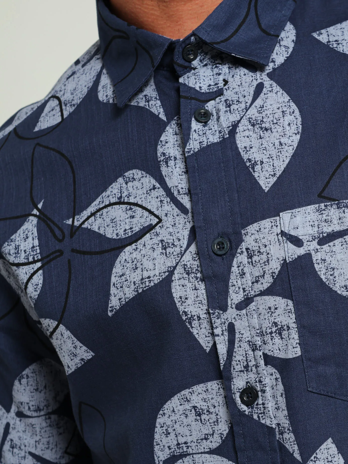 Floral Print Shirt - Blue sold by Edgars product image thumbnail 4
