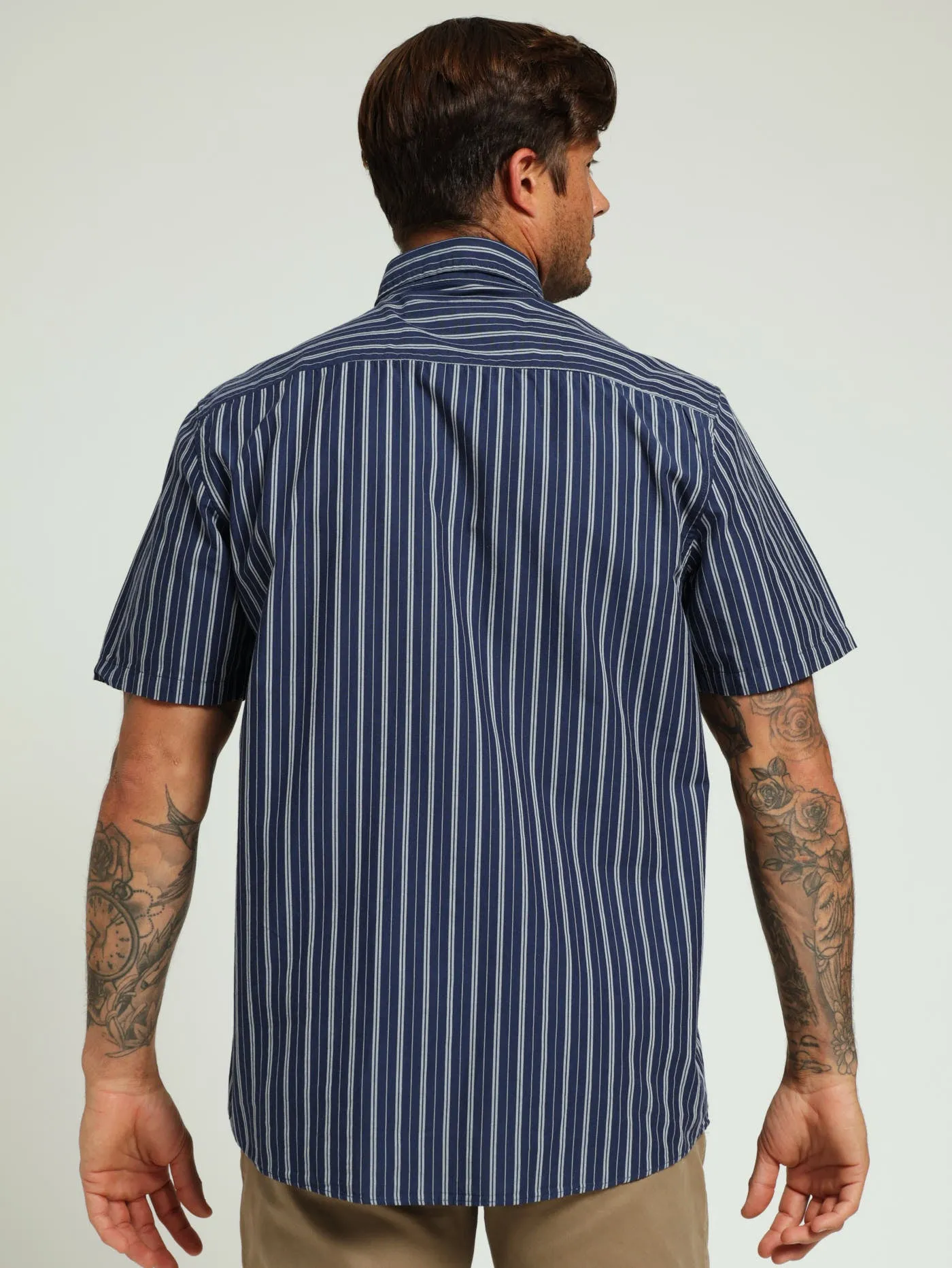 Stripe Shirt - Navy sold by Edgars product image thumbnail 3