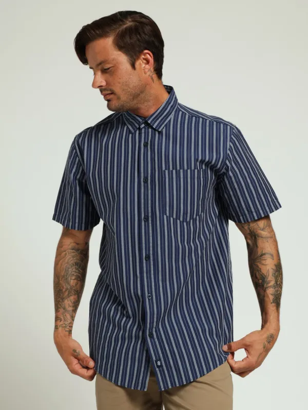 Stripe Shirt - Navy sold by Edgars