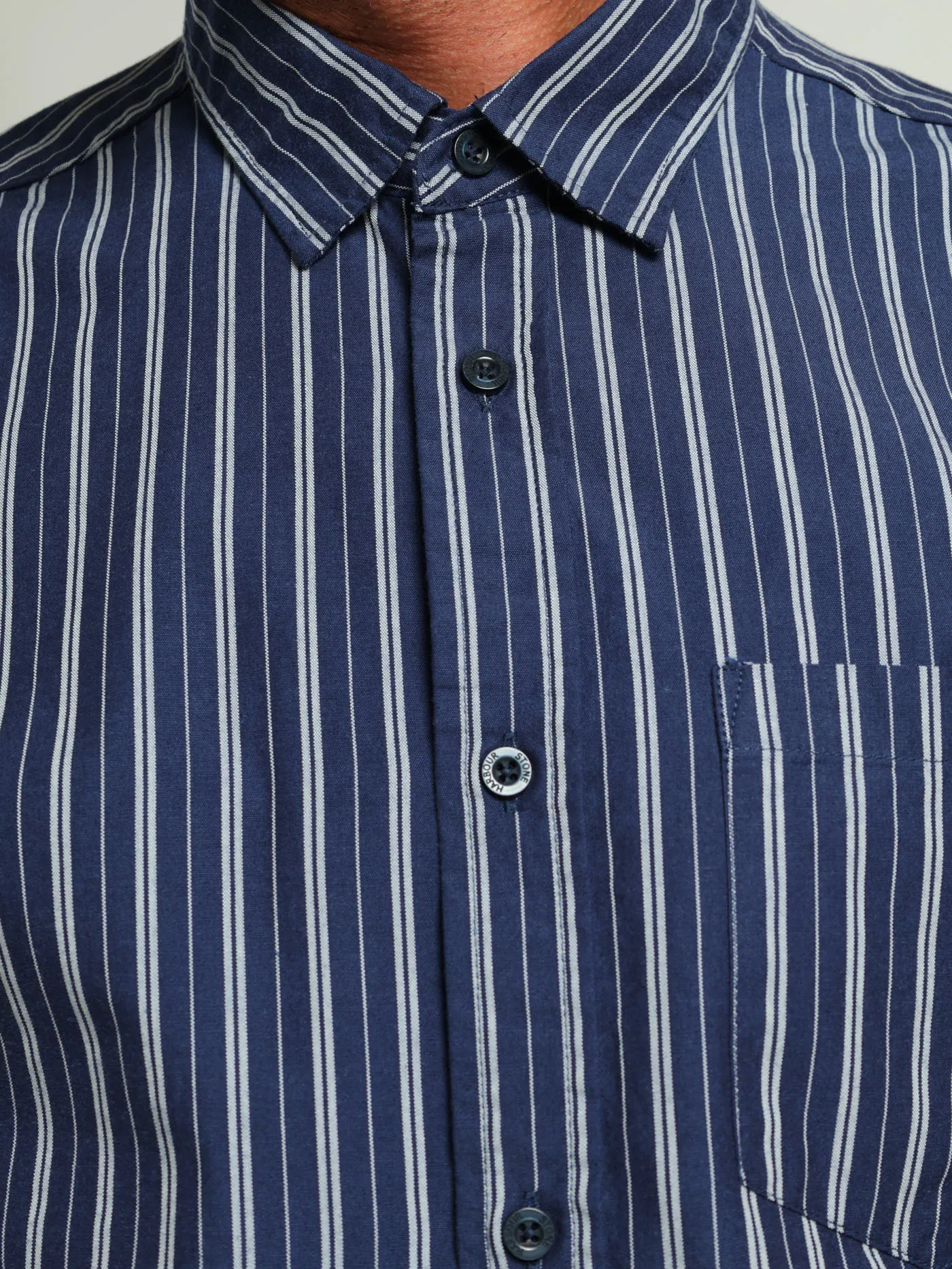 Stripe Shirt - Navy sold by Edgars product image thumbnail 4