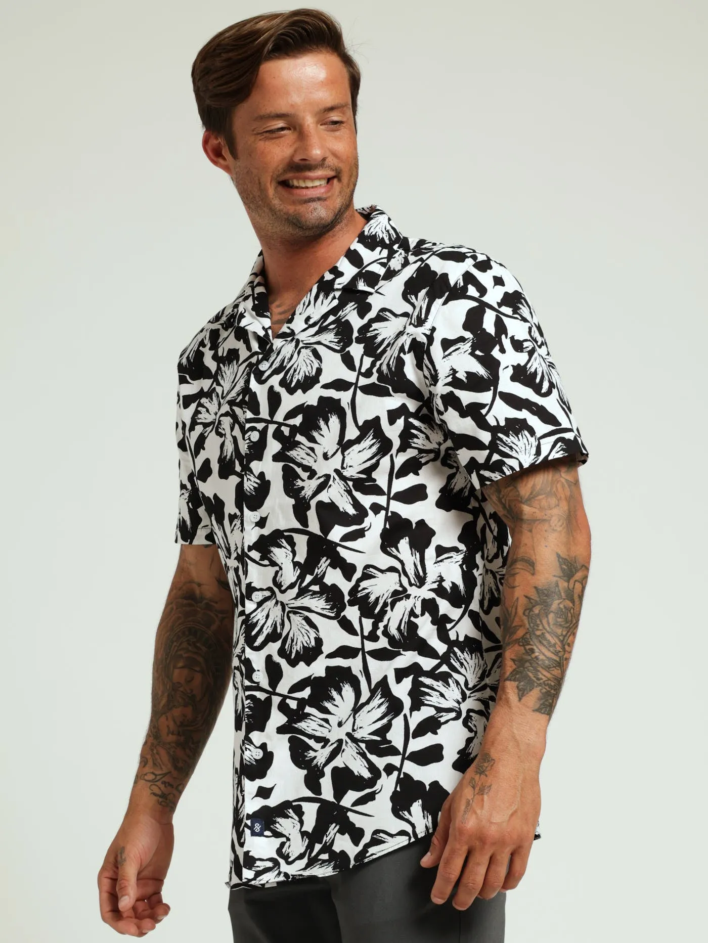 Floral Shirt - Black/White sold by Edgars product image thumbnail 2